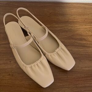 Vince Venice Slingback Flats in Macadamia- size 6.5